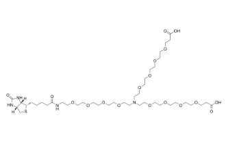 2112731-48-1         N-(Biotin-peg4)-n-bis(peg4-acid)	   N-(生物素-聚乙二醇4)-N-雙(聚乙二醇4-酸)	