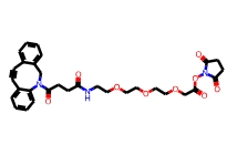 DBCO-PEG3-CH2CO-NHS ester，cas:2249926-63-2