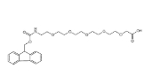 635287-26-2，Fmoc-NH-PEG5-CH2COOH，5,8,11,14,17-五氧雜-2-氮雜十九烷二酸 1-芴甲基酯
