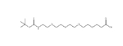 Boc-NH-PEG4-CH2CH2COOH ，CAS:756525-91-4，15-(Boc-氨基)-4,7,10,13-四氧雜十五烷酸